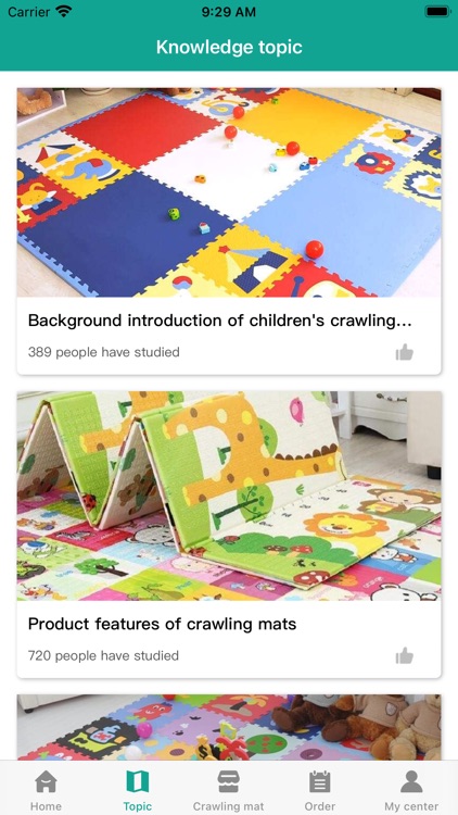 Baby crawling mat