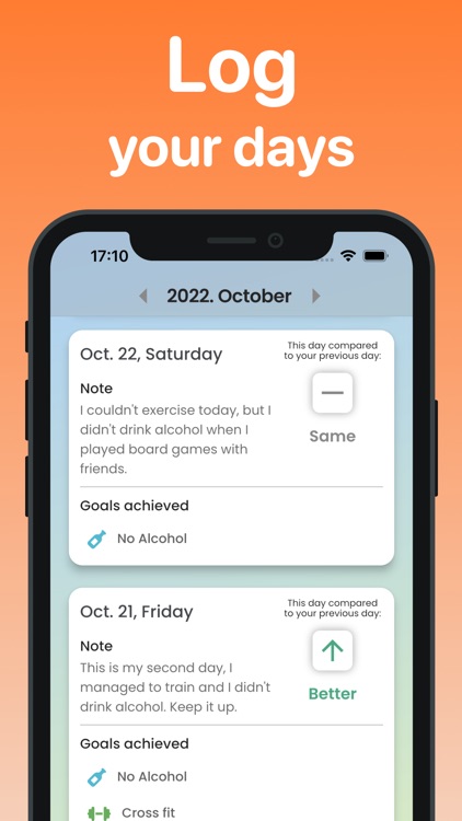 Improve Habits: Track Your Day screenshot-3