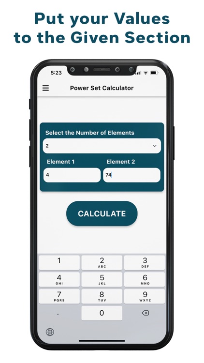 Power Set Calculator