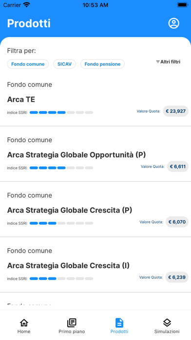 Arca Fondi screenshot 2