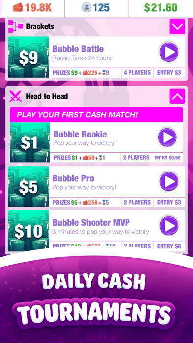 Real Money Bubble Shooter Game screenshot 4