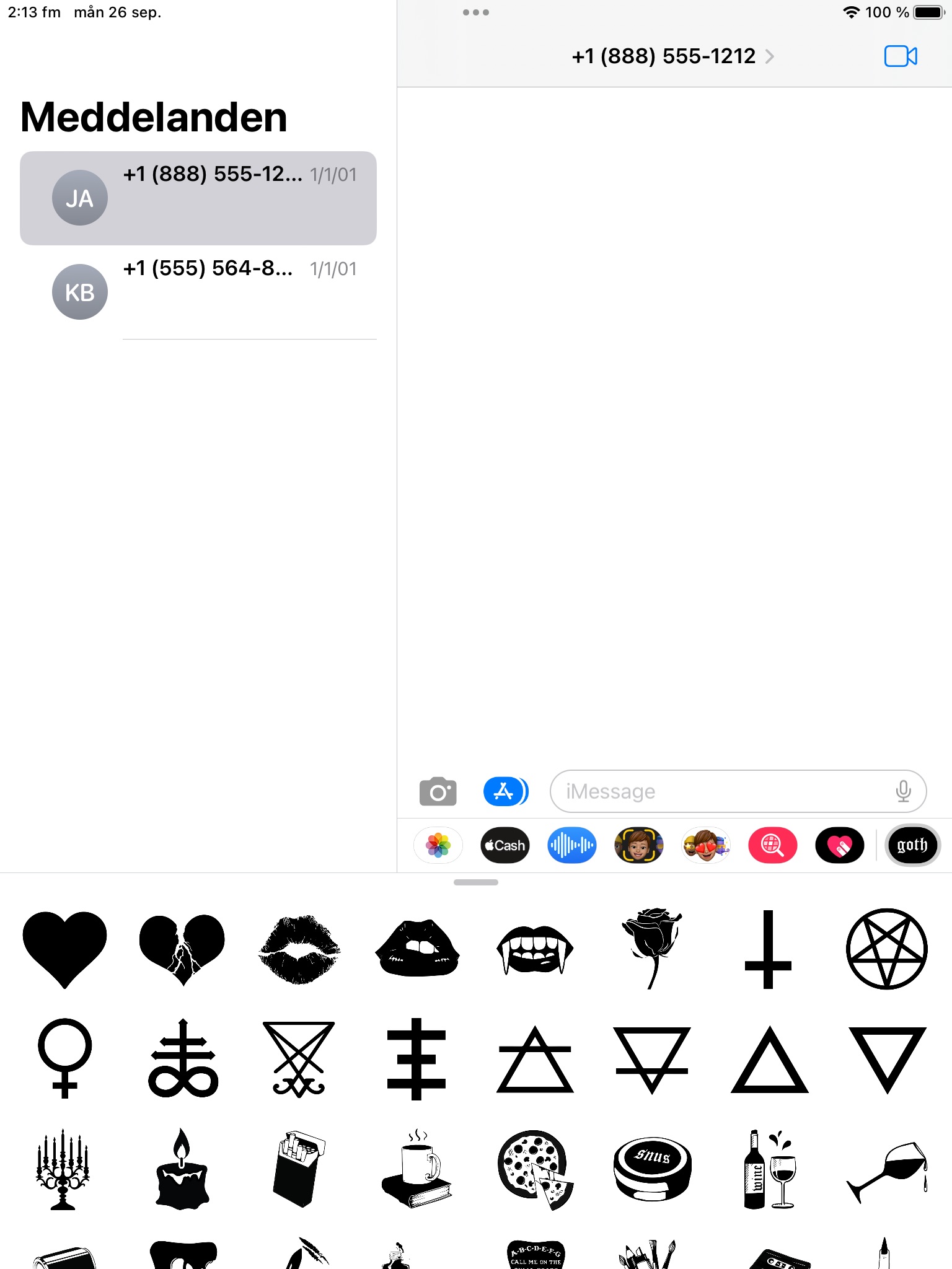 Goth Emoji screenshot 3