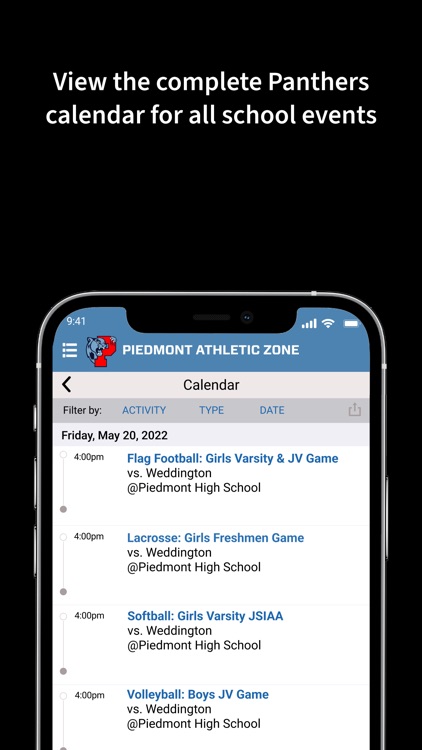 Piedmont Athletic Zone screenshot-3