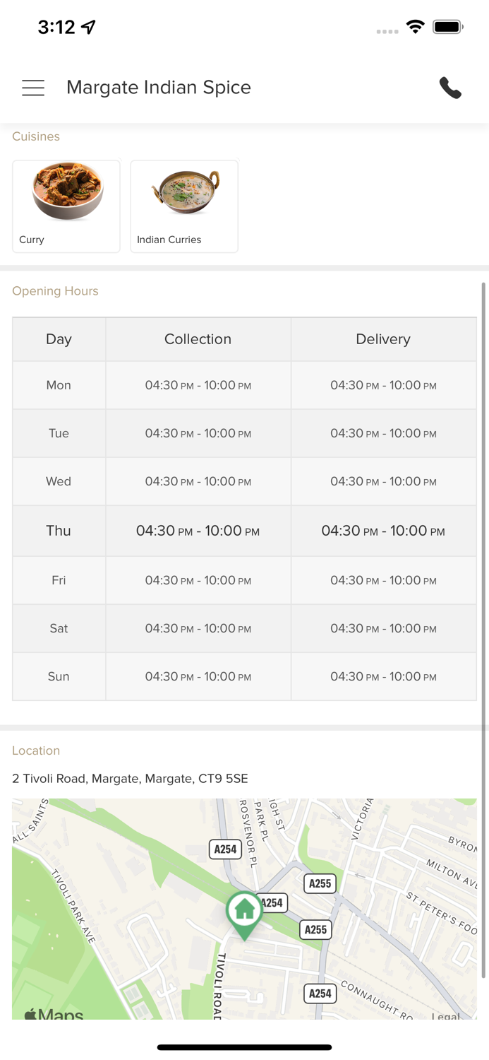 Margate Indian Spice