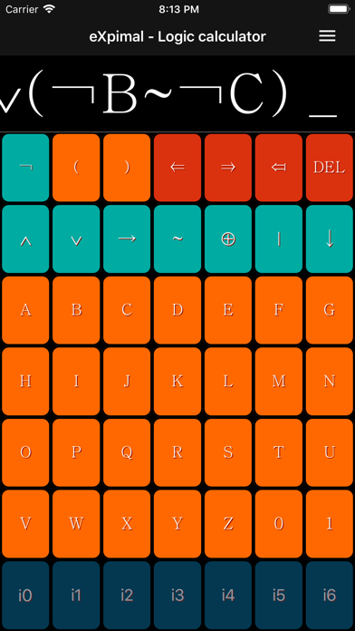 eXpimal - Logic calculator screenshot 3
