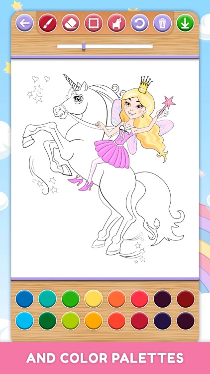 Unicorn World – Coloring Book screenshot-4