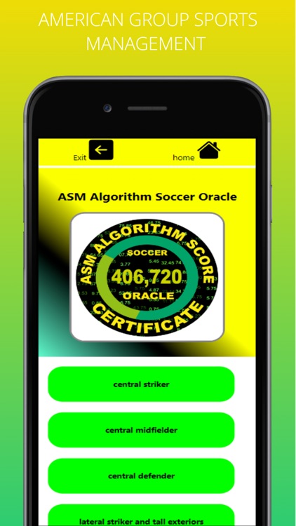 Algorithm soccer oracle asm