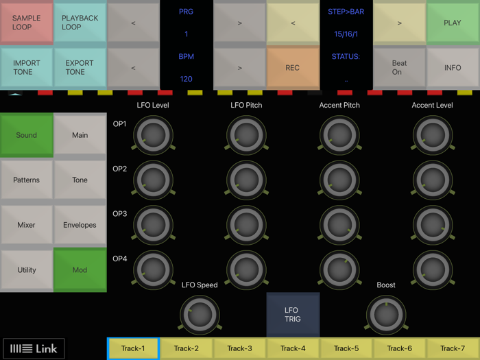 7XDXFM 4 OP FM Synth Groovebox