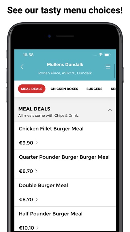 Mullens Takeaway App