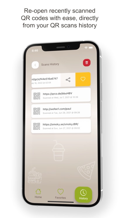 Delicious - QR Code Scanner screenshot-5