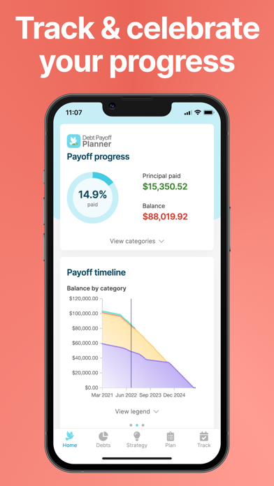 Debt Payoff Planner & Tracker Screenshot