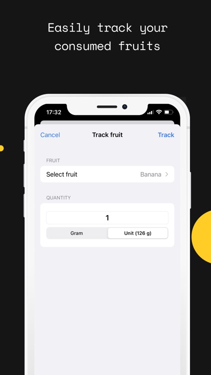 Fruit Nutrition Tracker