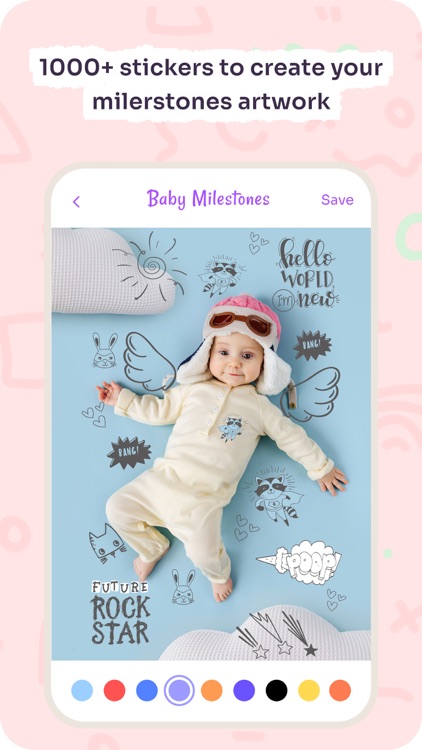 Baby Milestones Baby First App