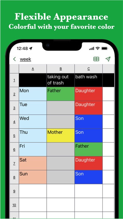 # Simple Table - Note as table screenshot 2