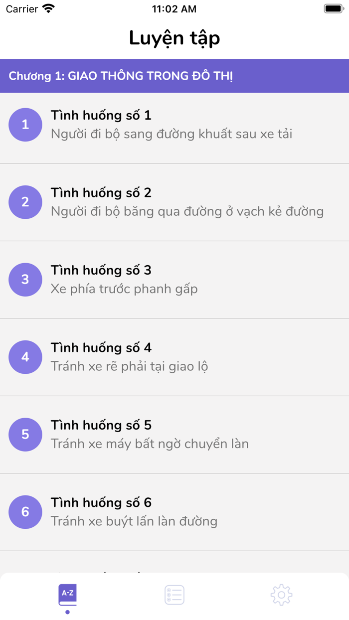 120 câu Mô Phỏng thi GPLX