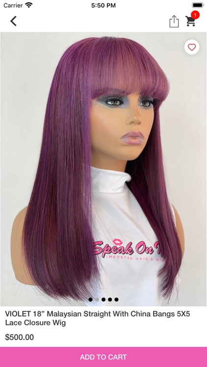 Speak on it wig hair imports