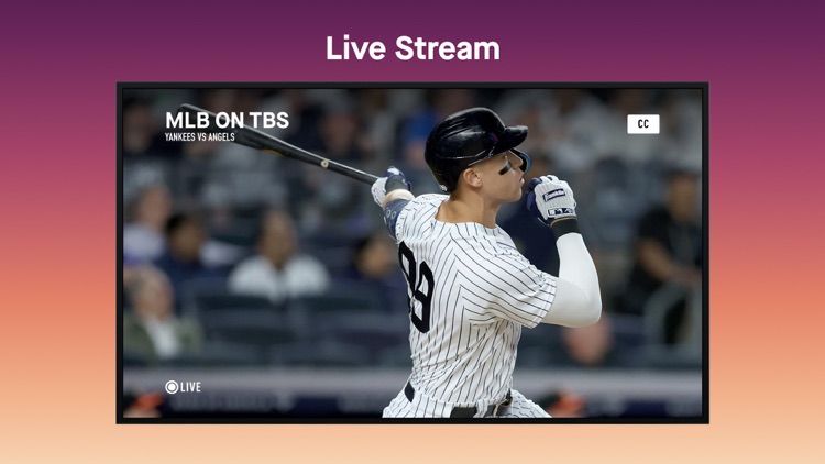 Tbs hot sale live stream