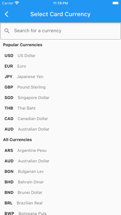 Credit Card Exchange Rate