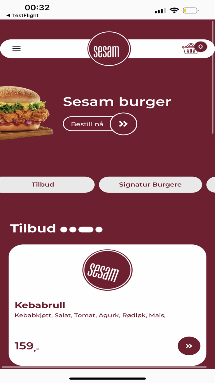 Sesam burger