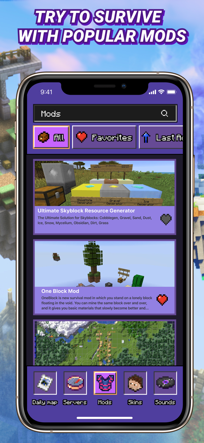 One Block Mods for Minecraft