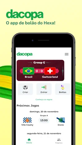 Game screenshot Dacopa - Bolão mod apk