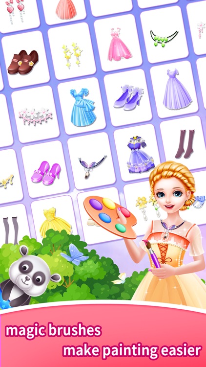 Little Painter Dress Up Story screenshot-3