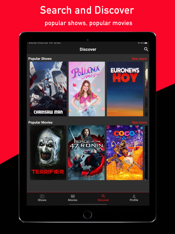 Cine Hard Play - Shows tracker