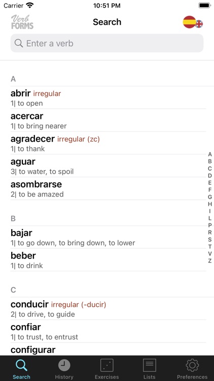 Spanish Verbs & Conjugation