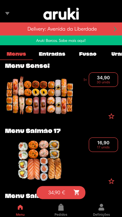 Aruki Sushi screenshot 2
