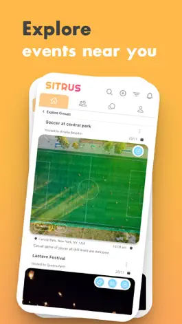 Game screenshot Sitrus Meets – Groups & Events apk