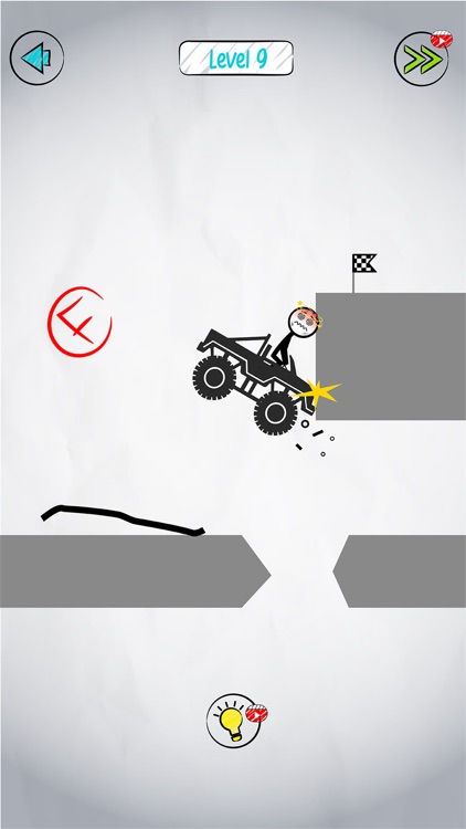 Draw Bridge Stickman Car Game screenshot-3