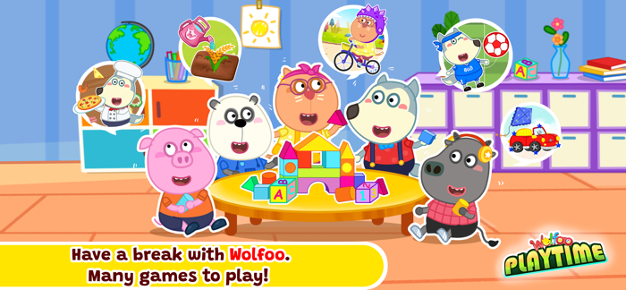 Wolfoo Playtime School Story