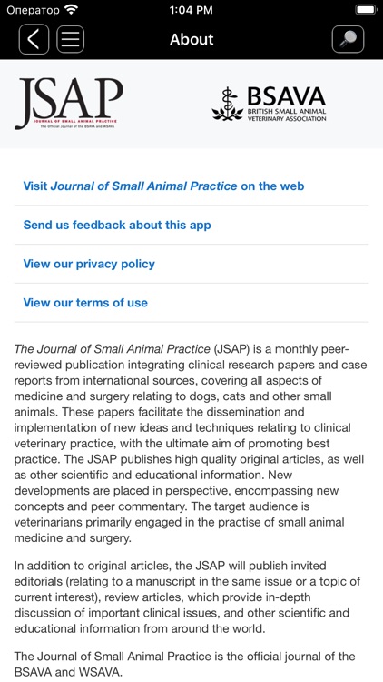 Jnl of Small Animal Practice
