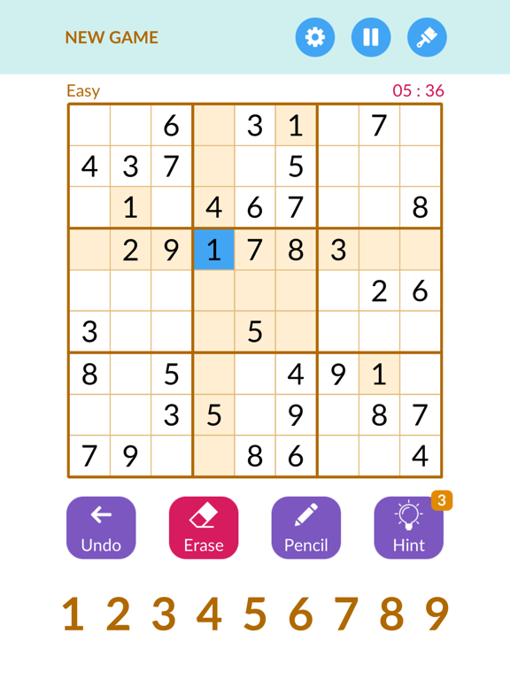 Sudoku(Brain Puzzle Game) screenshot 4