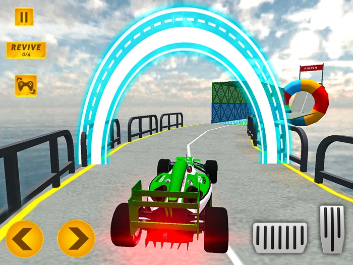 Formula Car Racing Stunts Ramp