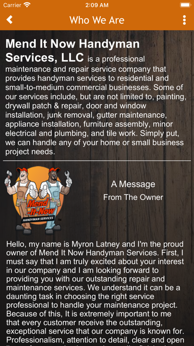 How to cancel & delete Mend It Now Handyman Services from iphone & ipad 1
