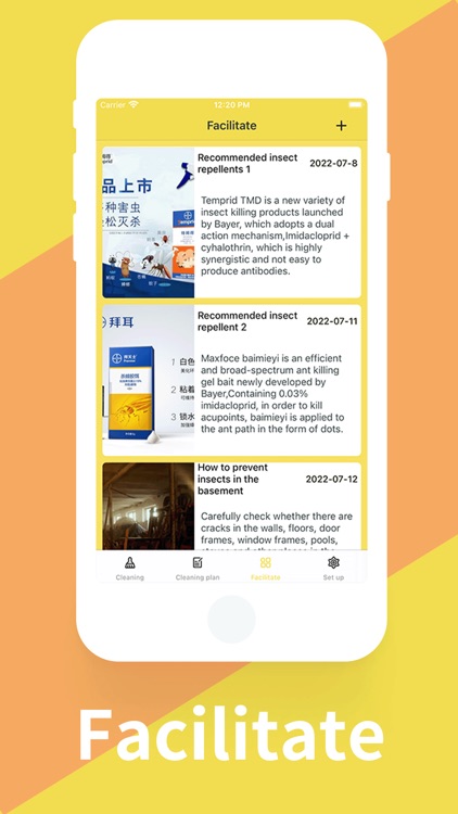 Yellow cleaning plan screenshot-5