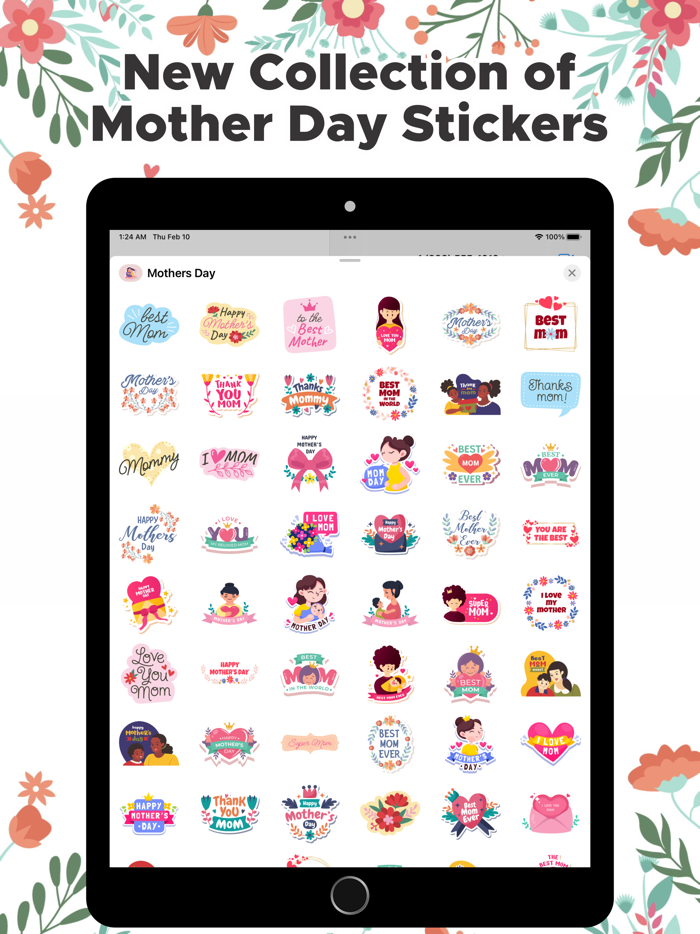 Mothers Day Stickers