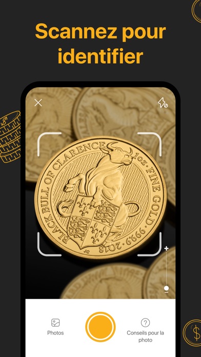 CoinSnap: Valeur des pièces CoinSnap: Valeur des pièces