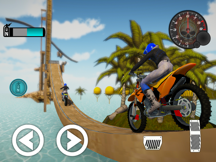 Moto Bike Skill Racing Stunt