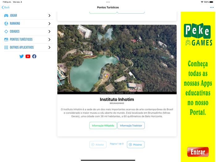 Quiz Estado de Minas Gerais