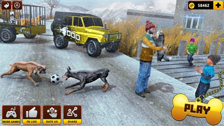 Offroad Dog Transporter Game