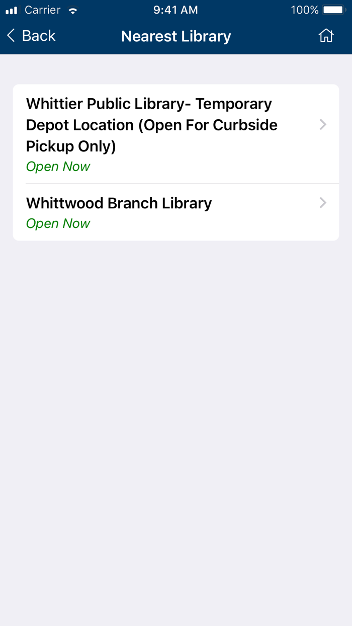 Whittier Public Library