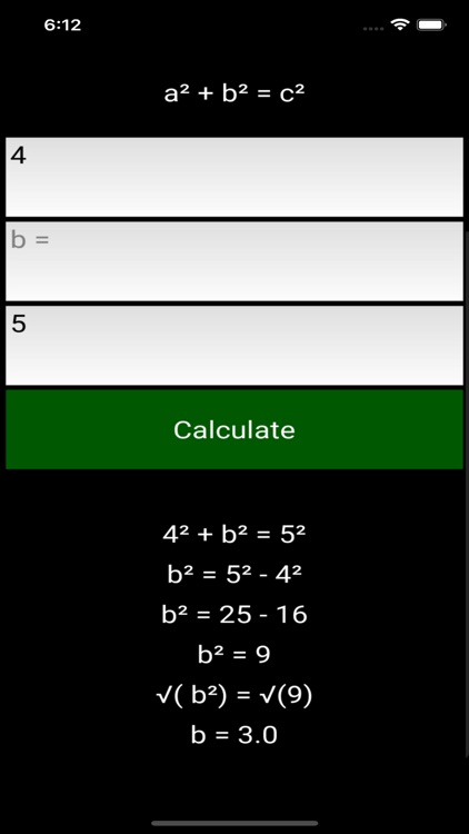 Pythagorean Theory Calculator screenshot-4