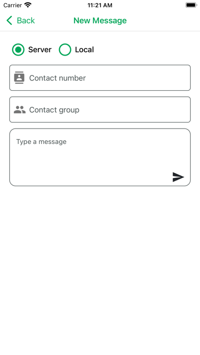 Ombrex SMS screenshot 3