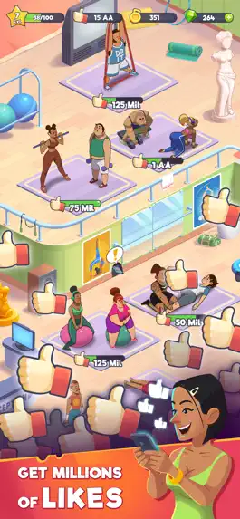 Game screenshot Gym bunny: Idle tycoon game apk