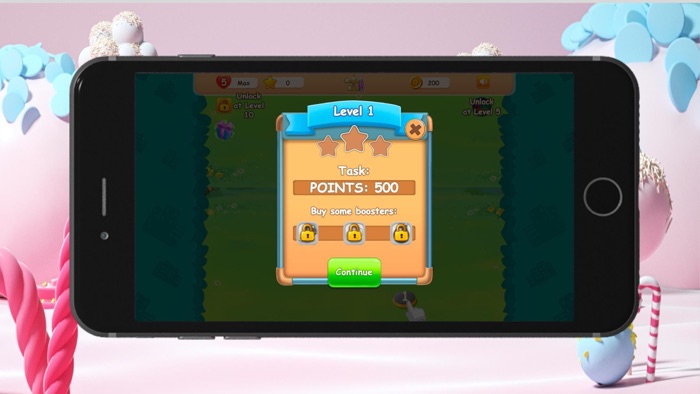 Deliciosa colisión caramelos