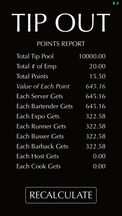 Tip Out: Tip Pool Allocator screenshot-9