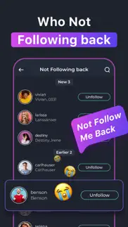 reports: followers tracker+ iphone screenshot 2