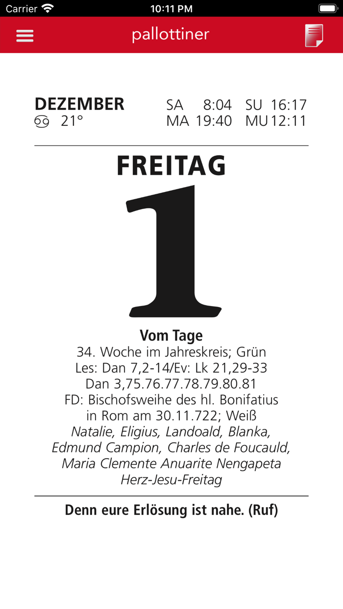 Pallottiner Kalender 2023